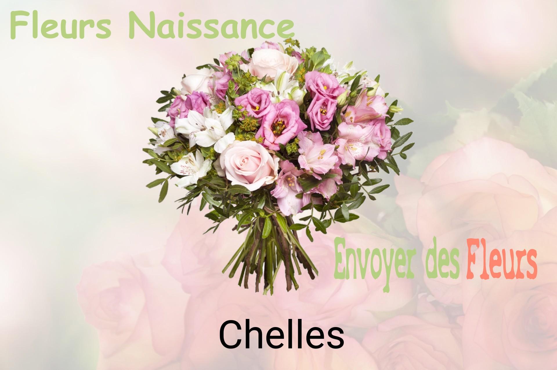 Bouquet de fleurs de naissance livré à Chelles